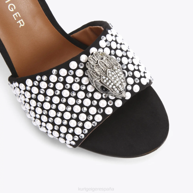 Kurt Geiger mujer sandalia kensington londres 2LPR420 | calzados blanco negro